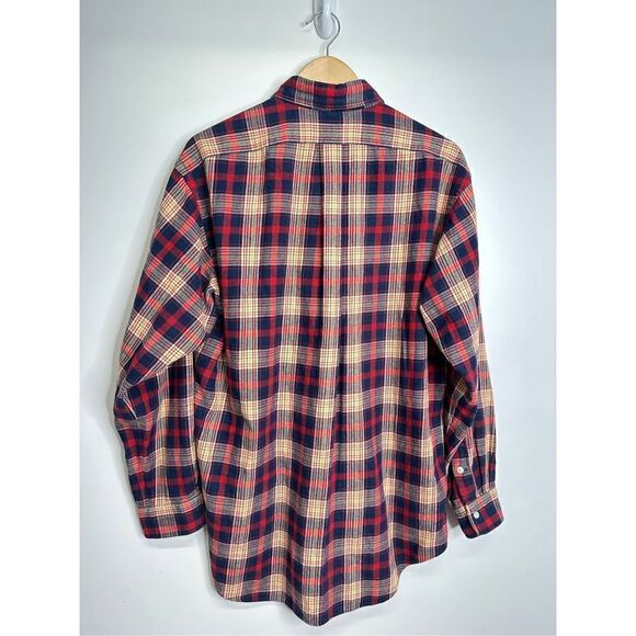 Ralph Lauren Shirt Mens Plaid Blair’s Long Sleeve 100% Cotton Size Medium - Picture 7 of 7